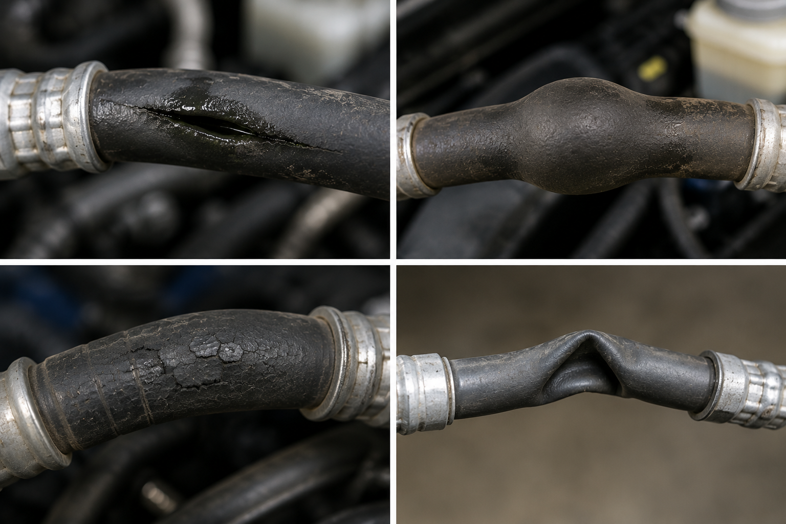 AC hose requiring full replacement - inner liner failure